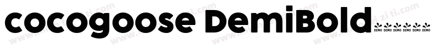 cocogoose DemiBold字体转换
